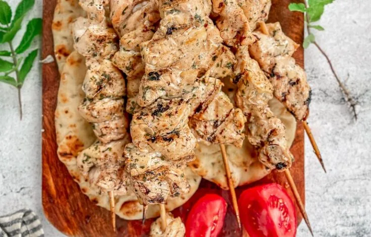 Grilled Lemon Chicken Skewers