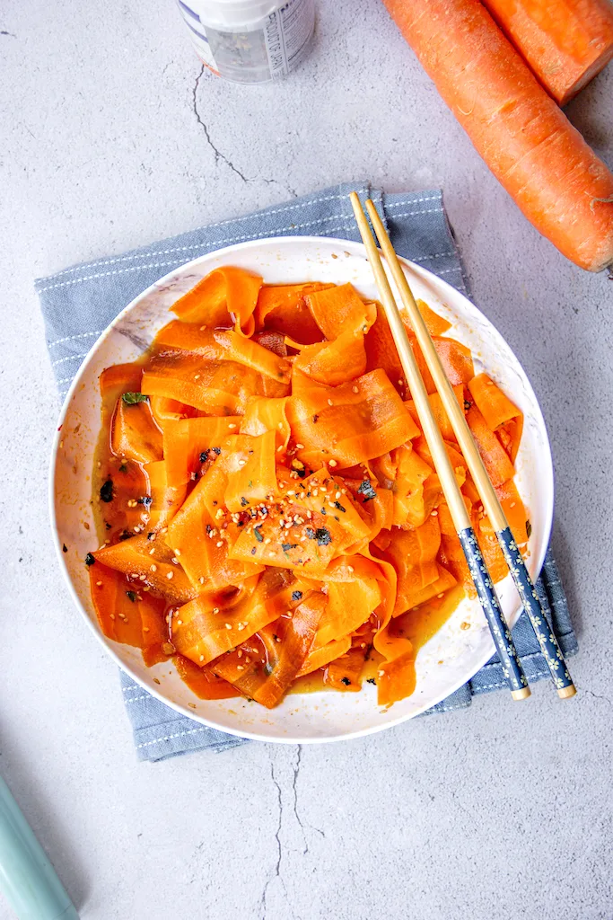 tiktok carrot salad 