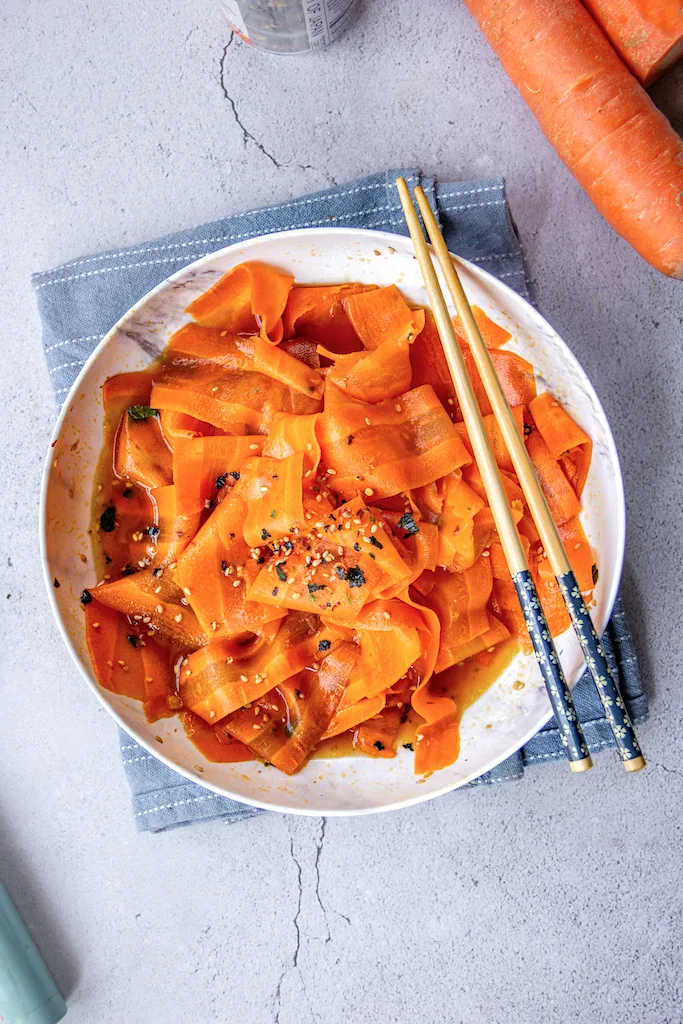 tiktok carrot salad