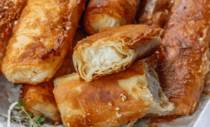 Easy Crispy Feta Rolls