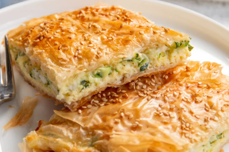 Savory Zucchini Phyllo Pie