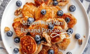 Gluten Free Mini Banana Pancakes