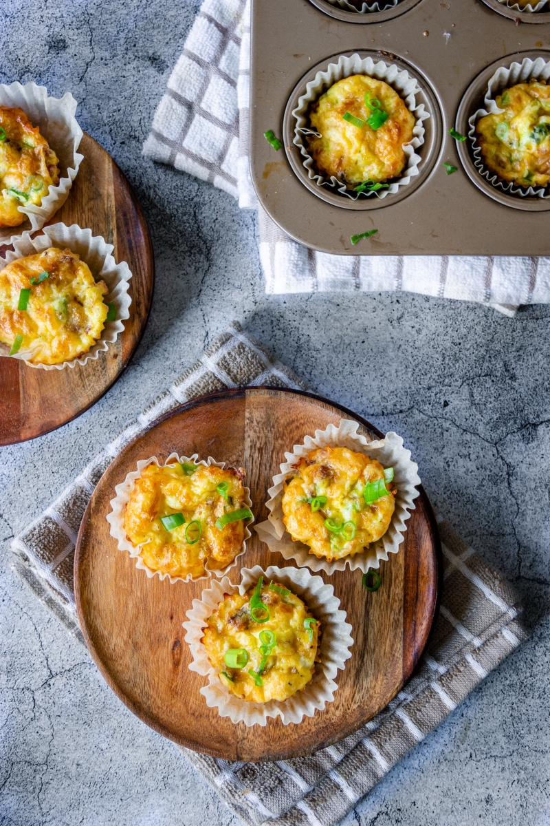 Bacon and Cheese Egg Bites