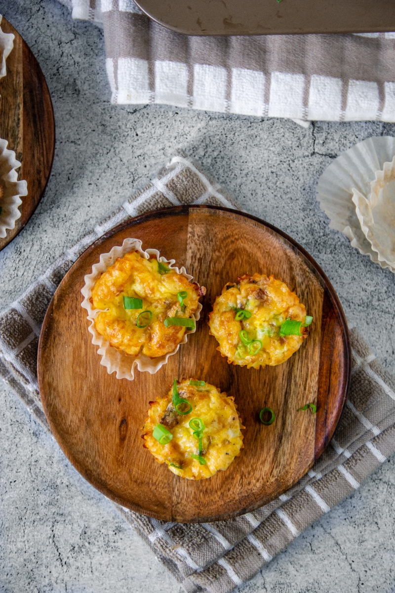 Bacon and Cheese Egg Bites