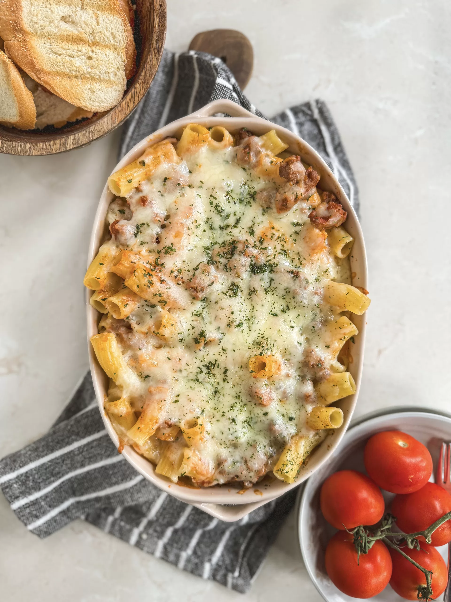 Easy Baked Beef Pasta