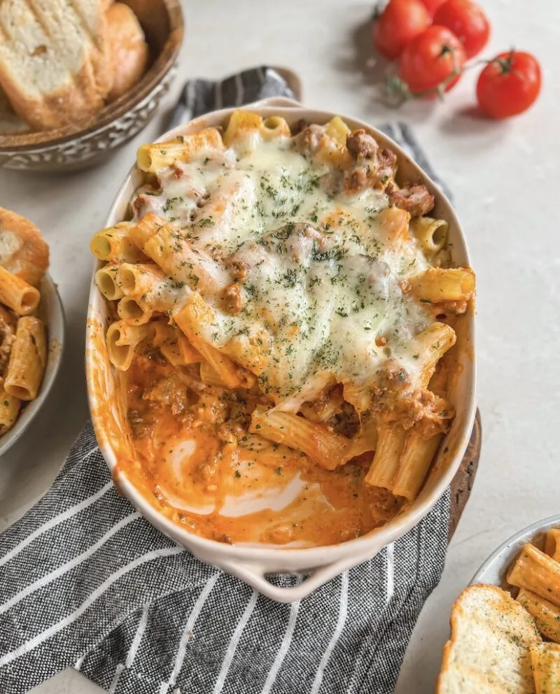 Easy Baked Beef Pasta