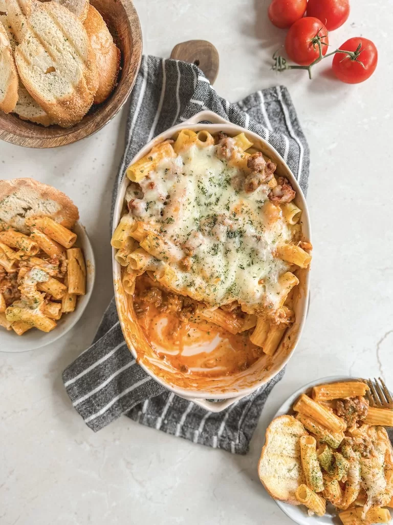 Easy Baked Beef Pasta