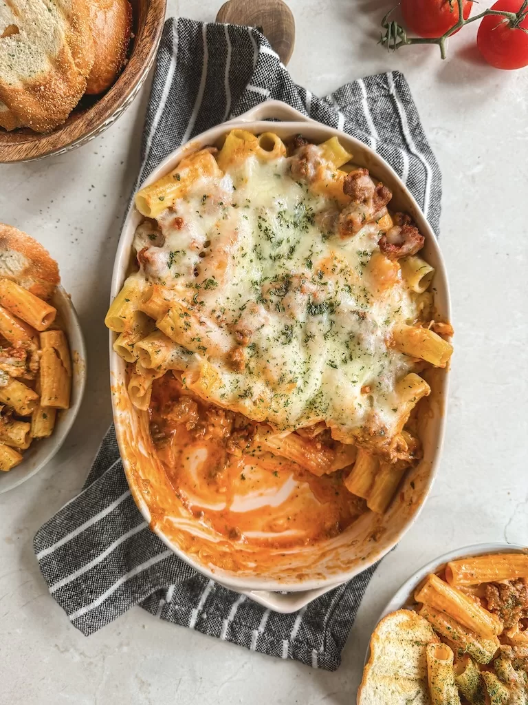 Easy Baked Beef Pasta