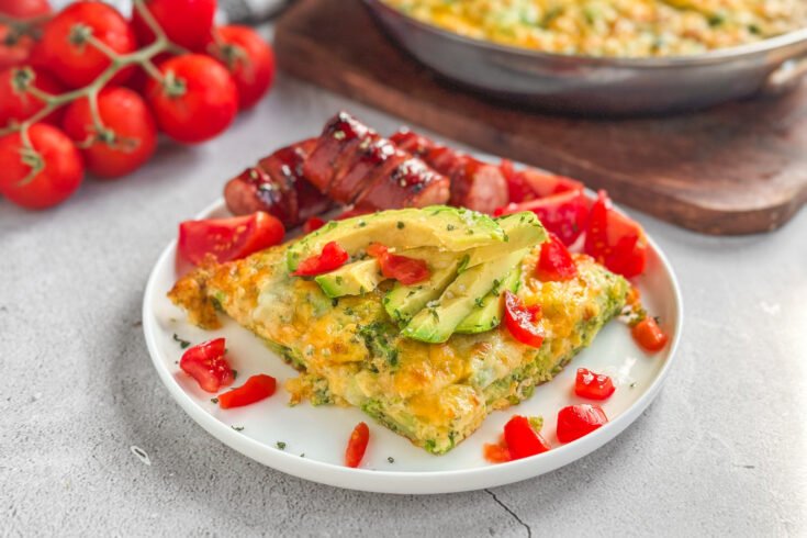 Cheesy Broccoli Frittata Recipe