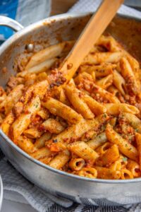 Penne Pasta with Ground Beef • Sandra's Easy Cooking