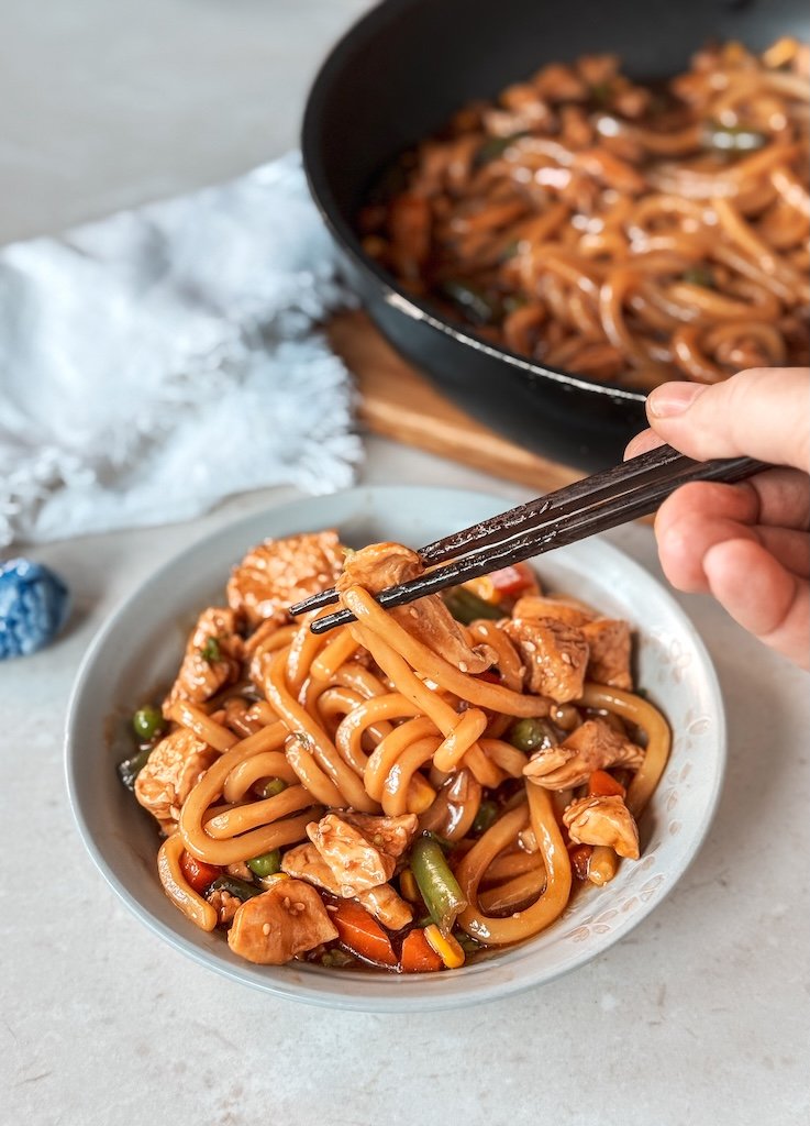 Chicken Teriyaki Noodles Recipe