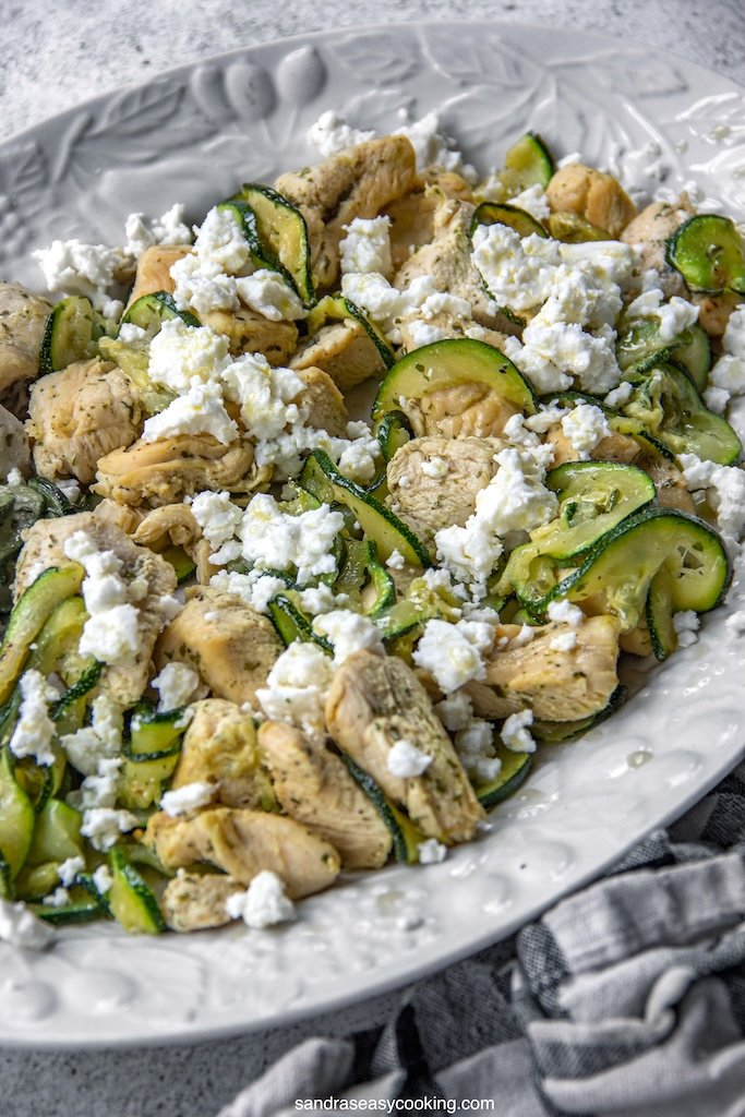 Sheet Pan Chicken with Roasted Zucchini & Feta