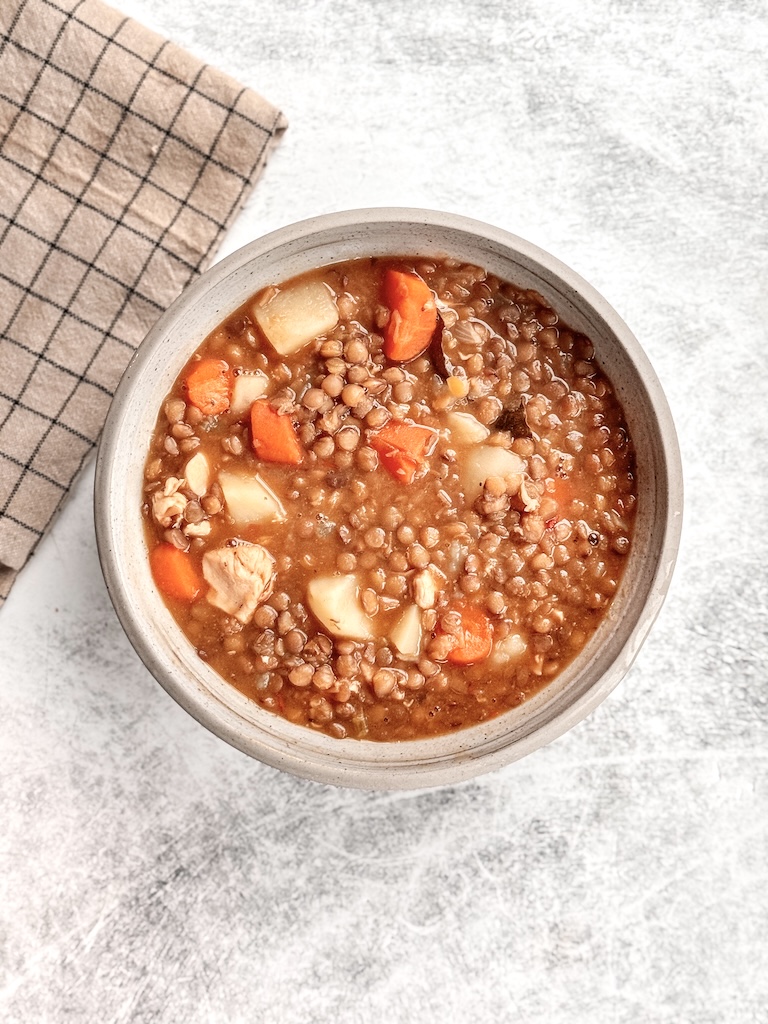 Lentil and Chicken Stew Recipe