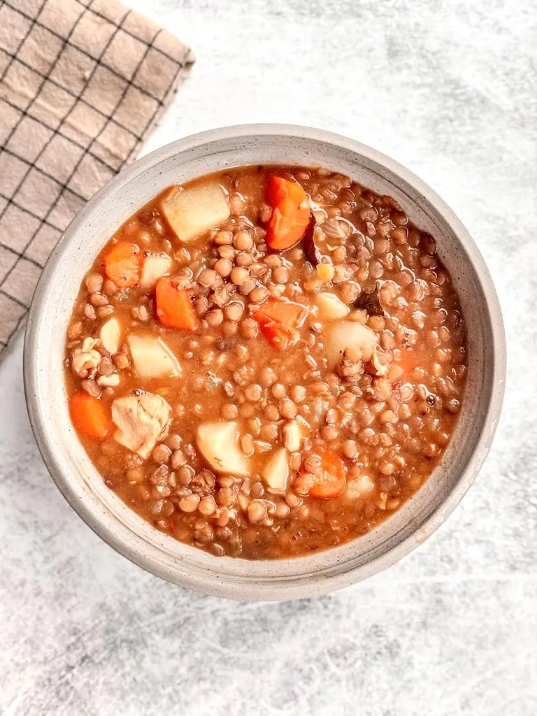 Lentil and Chicken Stew Recipe