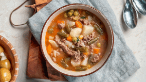 This Beef and Vegetable Soup has been a lifesaver. It’s wholesome, hearty, and deeply comforting—exactly what my body (and mood) needed on these chilly winter days