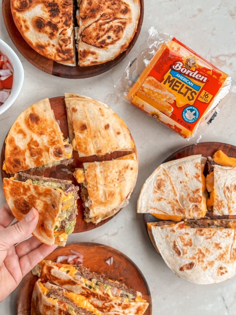 Summer Quesadilla Burgers 