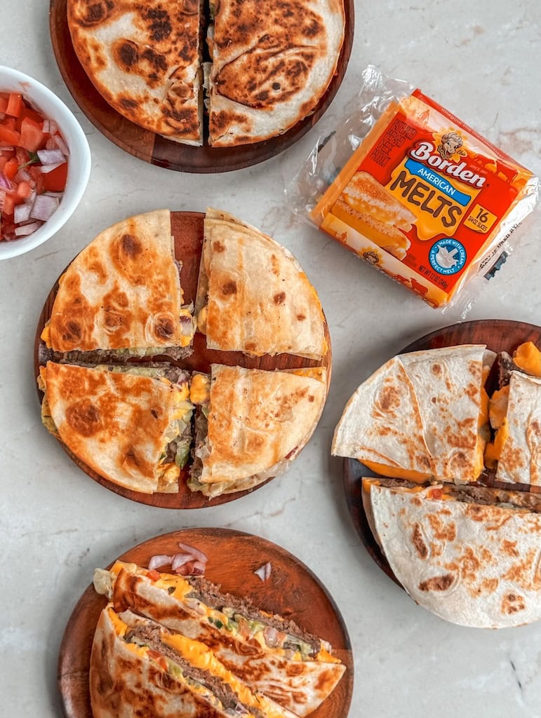 Summer Quesadilla Burgers 