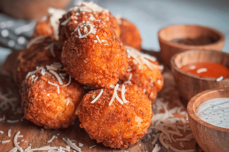There’s something incredibly satisfying about giving leftovers a second life—especially after the holidays when the fridge is packed, everyone is snacking, and no one is really in the mood for a big, proper meal. That’s exactly how these Leftover Crispy Fried Mac & Mozzarella Cheese Balls happened.