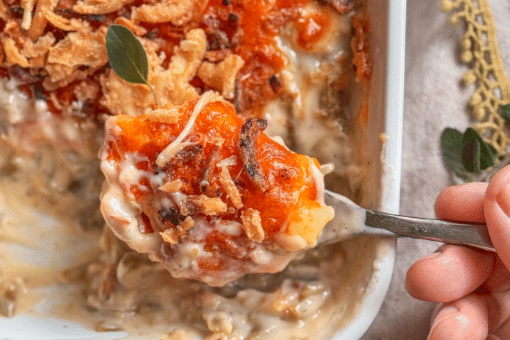 Quick & Cheesy Green Bean Casserole