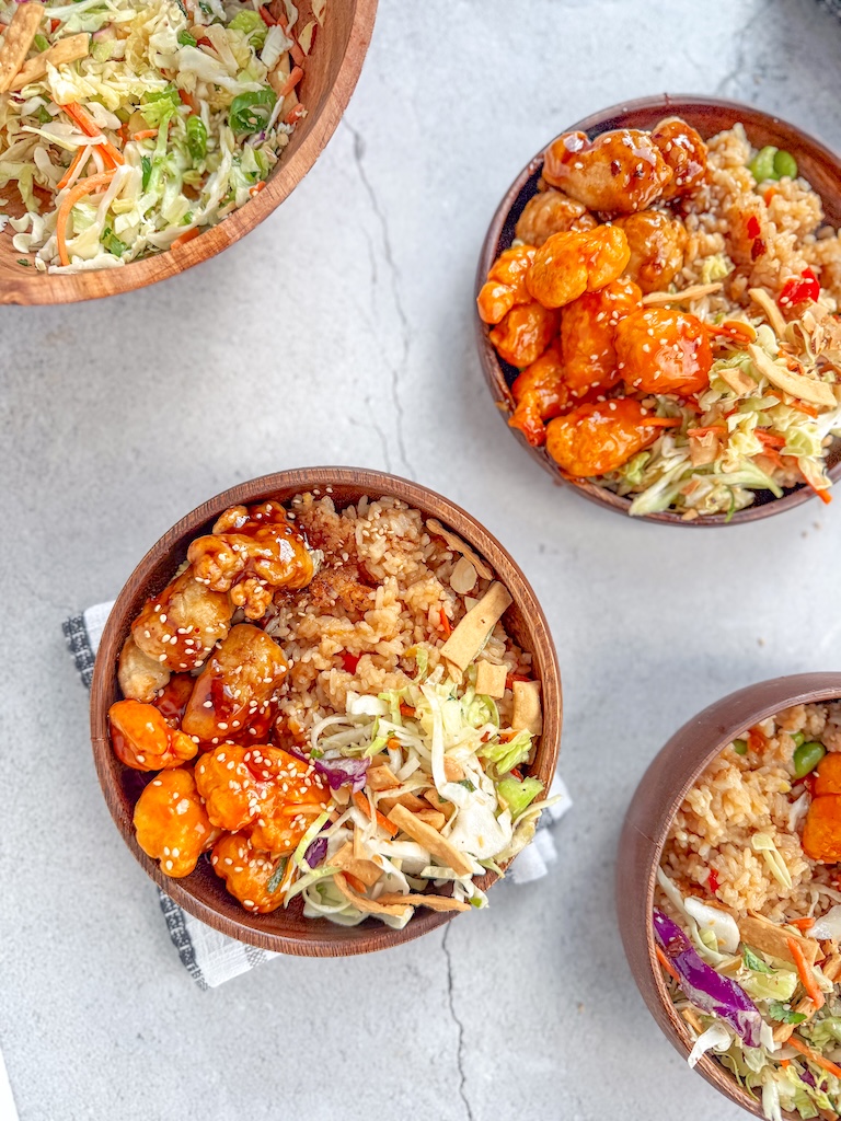 Easy 20 Minute Asian Dinner with Frozen Entrées